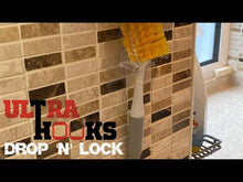 Load and play video in Gallery viewer, Ultra Hooks - Drop 'N' Lock (x5 Large & Small Hooks)
