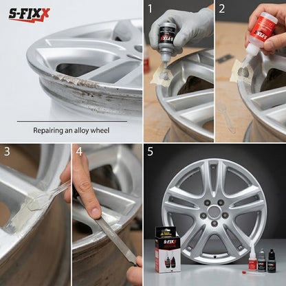 S-FIXX APX4 Ultra Strength Repair Adhesive & Reinforcing Filler Powder Kit