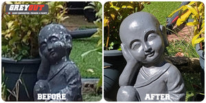 GREY-OUT 3 in 1 Rust Converter, Primer & Paint