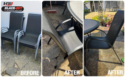 BLACK-OUT 3 in 1 Rust Converter, Primer & Paint