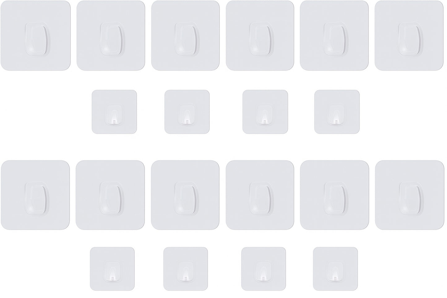 Ultra Hooks Pack of x20 Type A (Includes x12 Large x8 Small Pad Hooks)