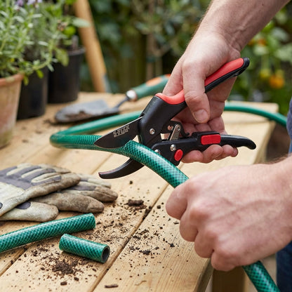S-FIXX Heavy-Duty 2-in-1 Ratchet Secateurs, Bypass Secateurs & Garden Pruning Shears