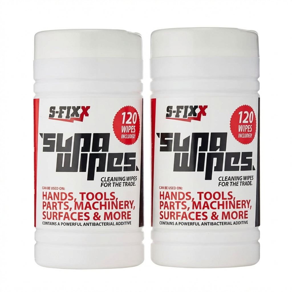 S-FIXX Heavy Duty Workshop Cleaning Wipes – 2 Tub Pack