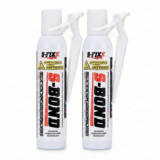 S-BOND No Gun, 3-in-1 Adhesive, Sealant & Filler (2 Pack)