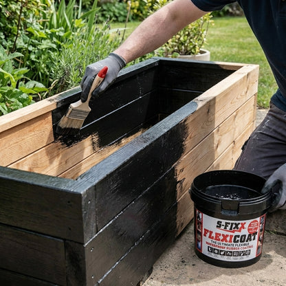 FLEXICOAT, Waterproof, Pond Paint, Roof Paint, Liquid Rubber Waterproof Sealant (2L)