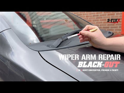 BLACK-OUT 3 in 1 Rust Converter, Primer & Paint