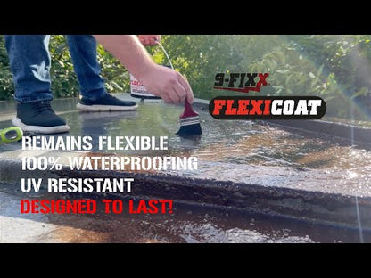 FLEXICOAT, Waterproof, Pond Paint, Roof Paint, Liquid Rubber Waterproof Sealant (2L)