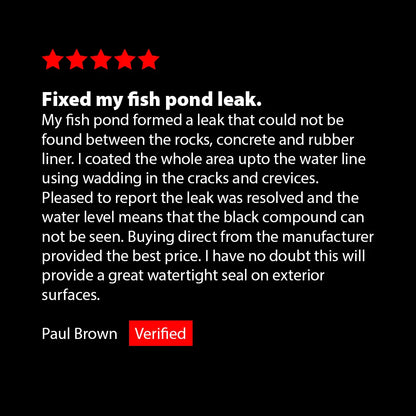 S-FIXX FLEXICOAT | 2 Litre, Waterproof, Pond Paint, Roof Paint, Liquid Rubber Sealant