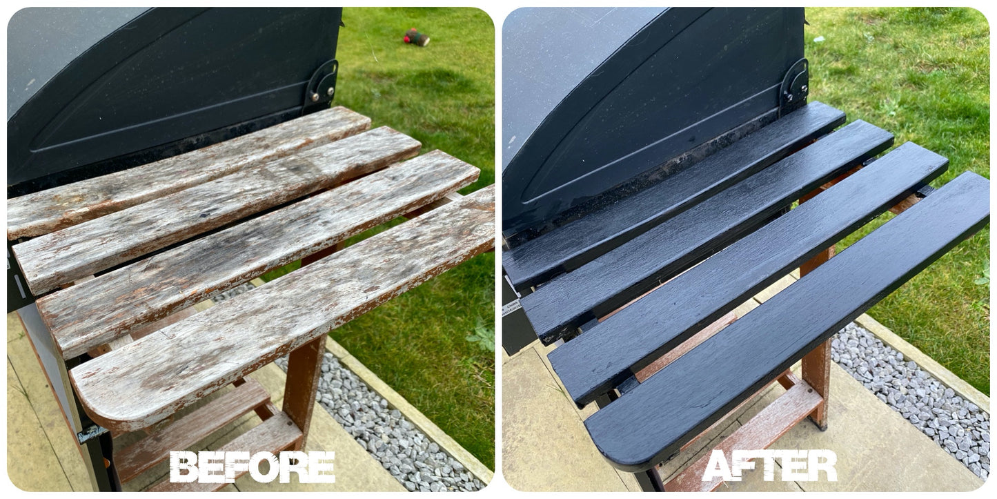 BLACK-OUT 3 in 1 Rust Converter, Primer & Paint