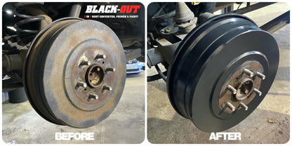 BLACK-OUT 3 in 1 Rust Converter, Primer & Paint