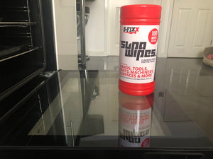 SUPAWIPES - Powerful cleaning wipes designed to remove the toughest spills & stains (120 Wipes Included)