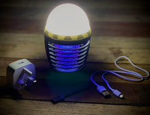 Load image into Gallery viewer, Rechargeable Mosquito Zapper &amp; Lamp
