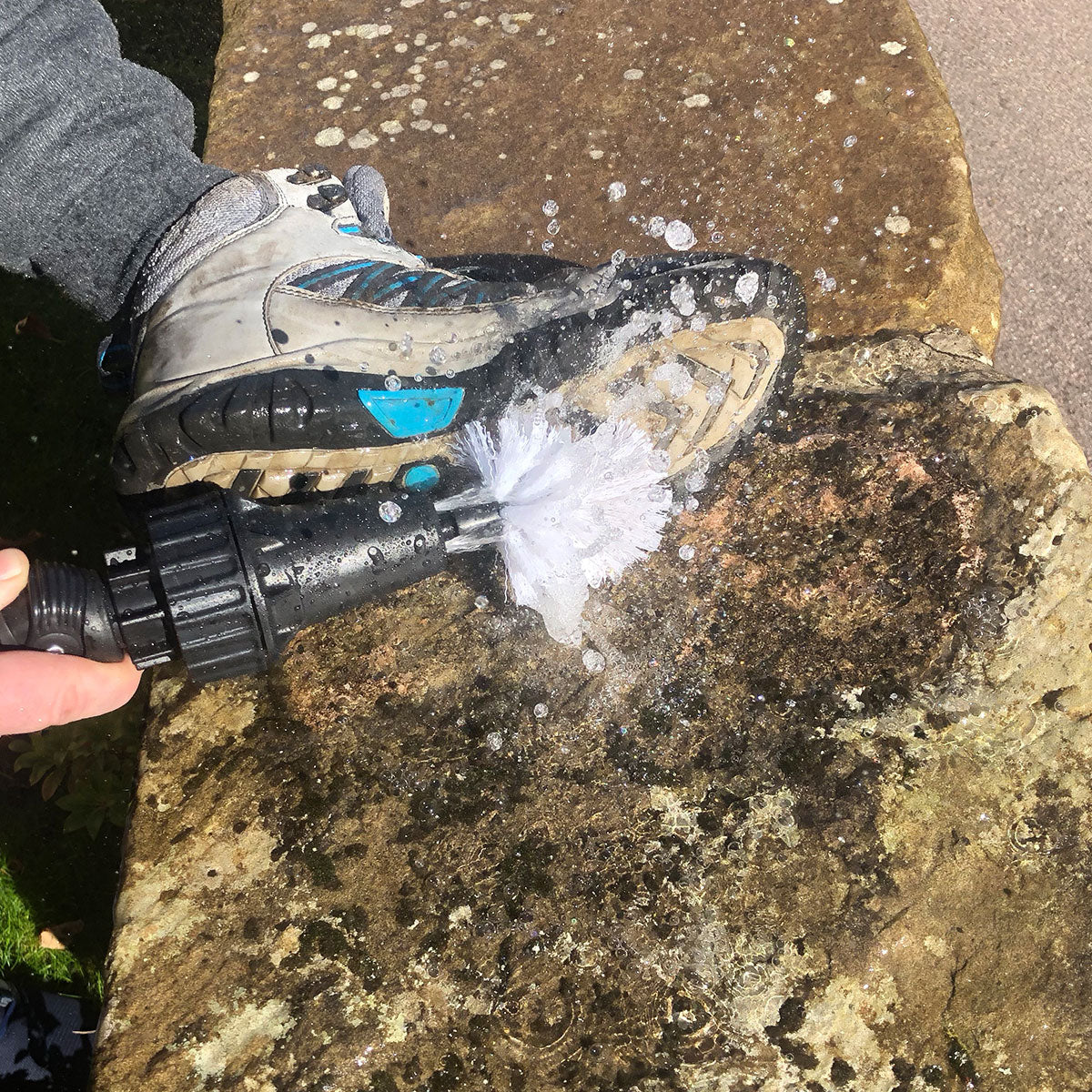 Cyclone, Hydro-Powered Brush Cleaner