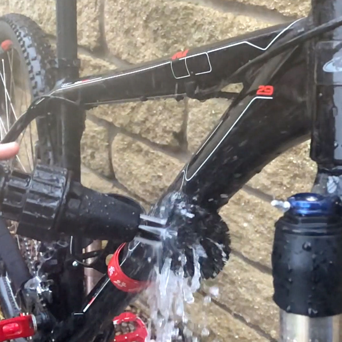 Cyclone, Hydro-Powered Brush Cleaner