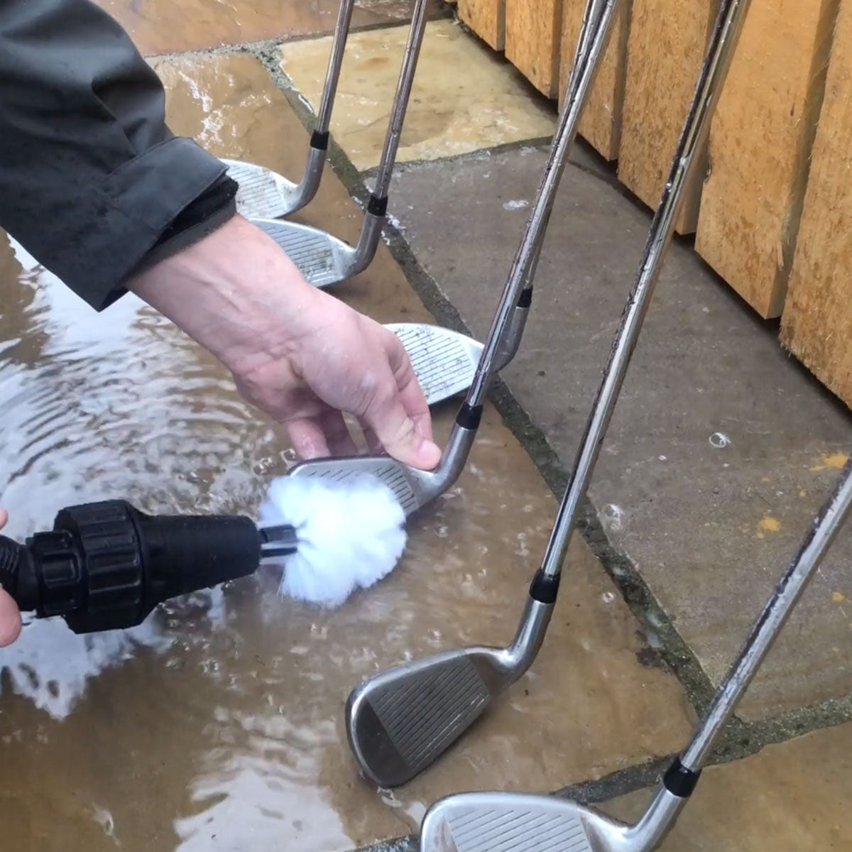 Cyclone, Hydro-Powered Brush Cleaner