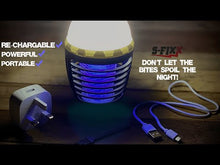 Load and play video in Gallery viewer, Rechargeable Mosquito Zapper &amp; Lamp
