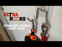 Load and play video in Gallery viewer, Ultra Hooks - Stainless Double Drop Hook (x5 Large &amp; x5 Small)
