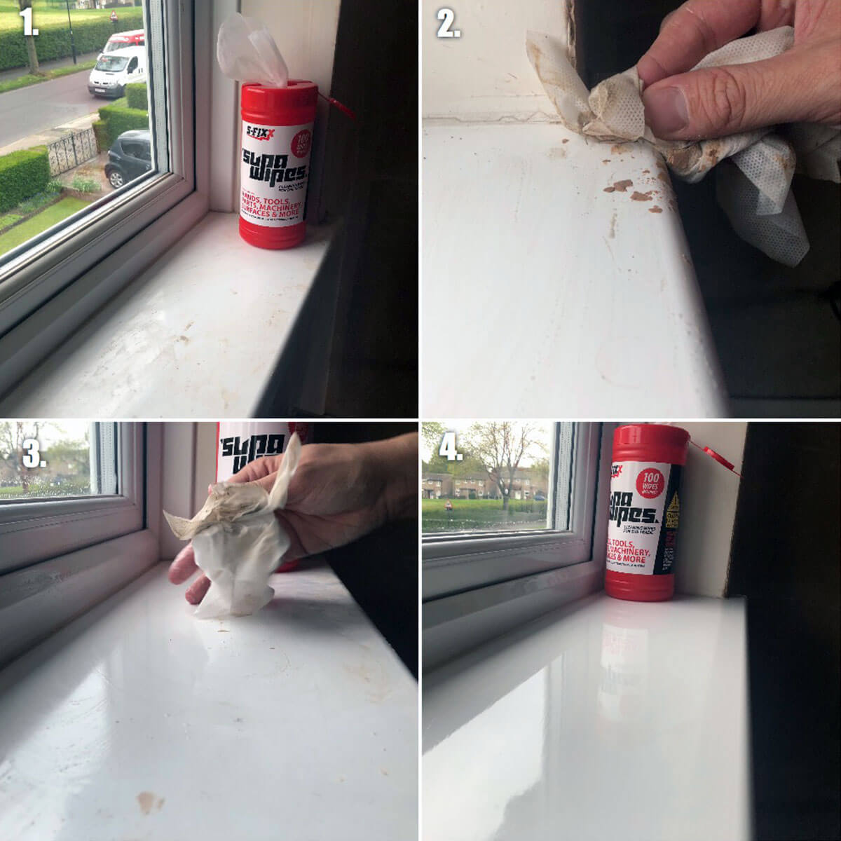 SUPAWIPES - (x2 Tubs Included)